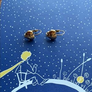 Gold Heart Earrings